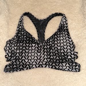 Victoria Secret Women’s Padded Black/White Sports Bra